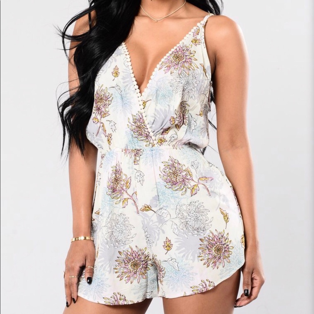 **SOLD**Floral Romper